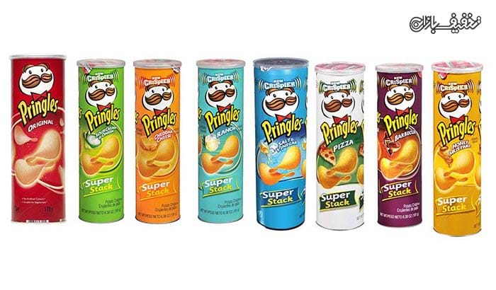 انواع طعم های چیپس Pringles