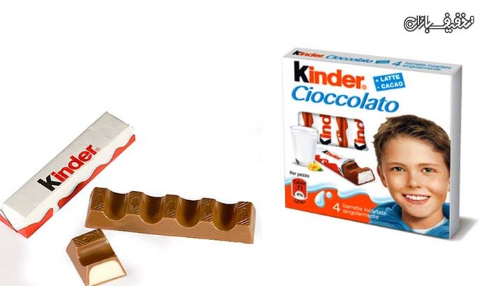 بسته ۴ عددی شکلات کیندر KINDER CHOCOLATE