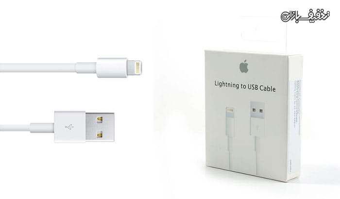 کابل طرح اصلی تبدیل لایتنینگ به USB اپل به طول یک متر