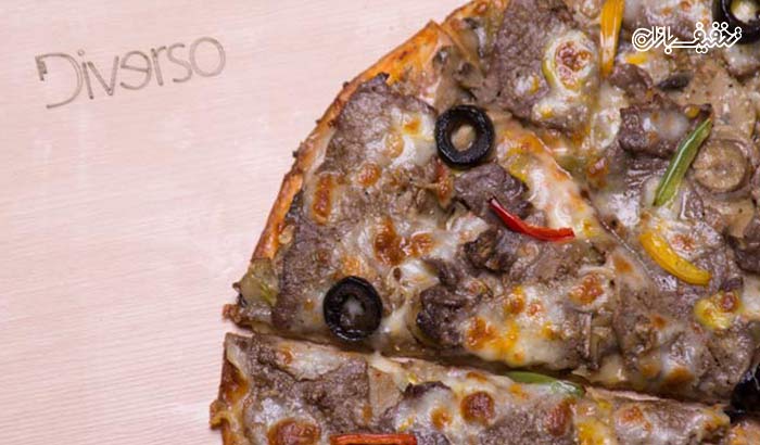 پکیج دو نفره پیتزا امریکایی در اسلو فود دیورسو