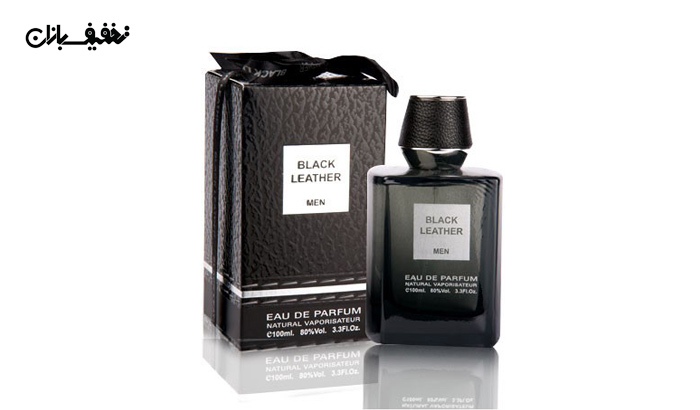 ادکلن مردانه Black Leather برند Fragrance World