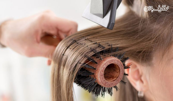 براشینگ مجلسی جهت موهای کوتاه در سالن زیبایی لیدیا