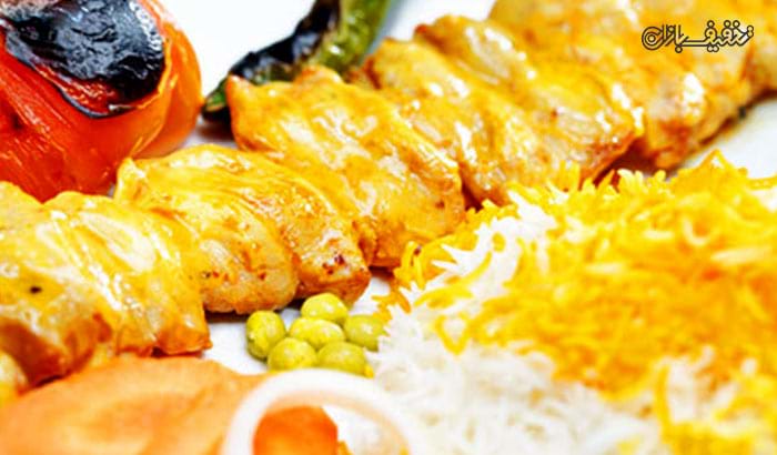 خوراک جوجه کباب ملس در رستوران طوبی