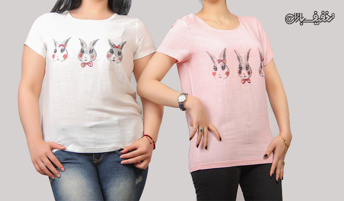 تیشرت زنانه طرح خرگوش برند Yiweite Lushi