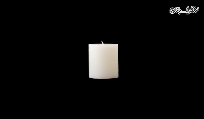 شمع استوانه ای قطر ۵ سفید Orkid در ۳ سایز