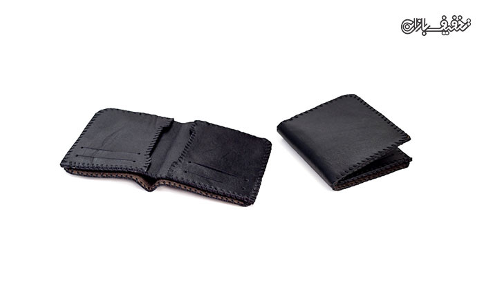 کیف جیبی چرم طبیعی دست دوز سایز کوتاه