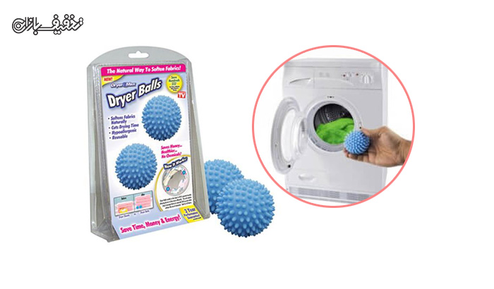 توپ های خشک کننده و نرم کننده ماشین لباسشویی درایر بالز Dryer Balls
