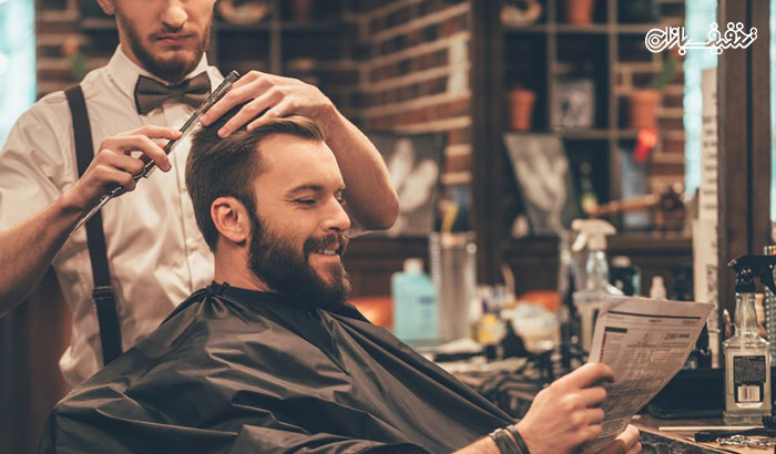 اصلاح موی سر آقایان در آرایشگاه مردانه زاوا