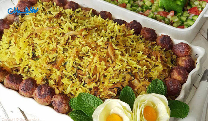 سفارش آنلاین غذاهای ناب ایرانی در بیرون بر نمونه 