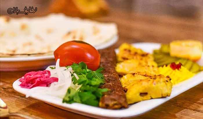 سفارش از منوی چلوکباب و خوراک های رستوران هتل اطلس شیراز 