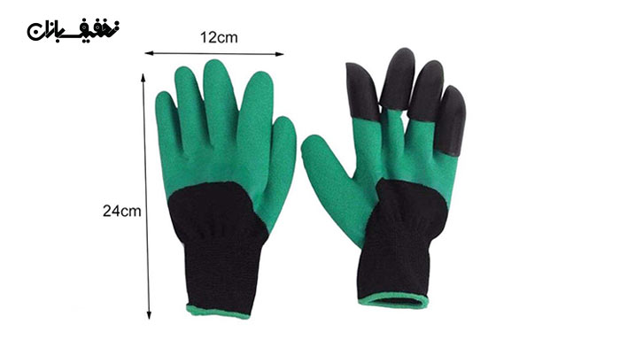 دستکش باغبانی ناخن دار Garden Genie Gloves