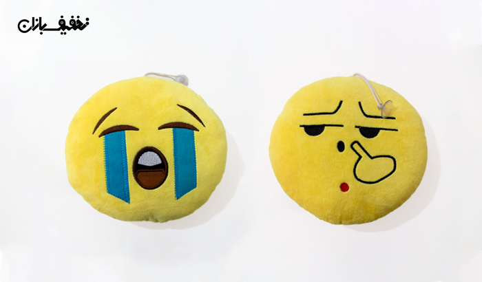 کوسن ایموجی Emoji سایز کوچک در دو طرح مختلف