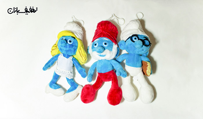 عروسک های اسمورف Smurf در سه مدل مختلف