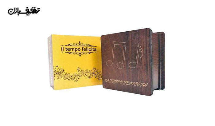 جعبه موزیکال چوبی هندلی ایل تمپو فلیچیتا با ملودی لئون Leon
