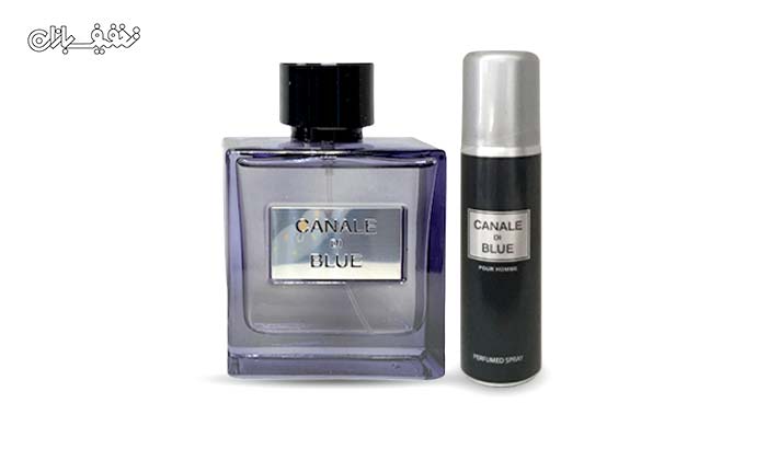 ادکلن مردانه Canale Di Blue همراه با اسپری برند Fragrance World
