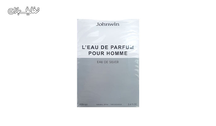 ادکلن مردانه  L'Eau De Parfum Pour Homme Silver برند Johnwin جانوین