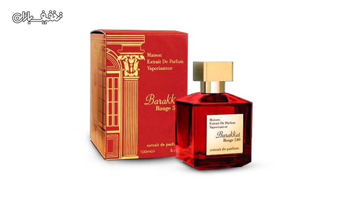عطر زنانه Barakkat Rouge 540 Extrait باراکات رژ اکستریت برند Fragrance World فرگرانس ورد