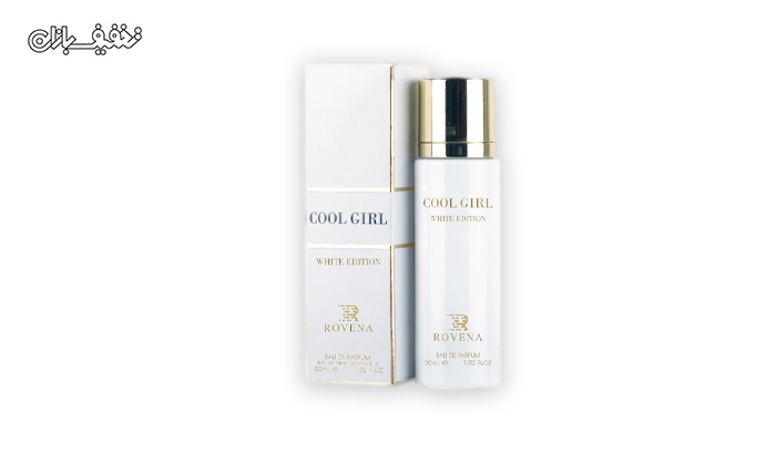 عطر زنانه Cool Girl White Edition کول گرل وایت ادیشن حجم 30m برند رونا rovena