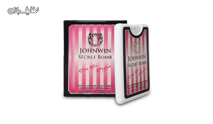 عطر زنانه کتابی Secret Bomb سیکرت بامب برند Johnwin جانوین حجم 20m