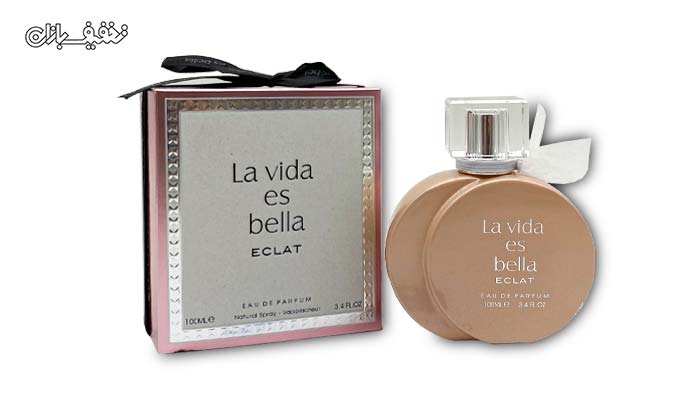 عطر زنانه La Vida Es Bella ECLAT برند Fragrance World فرگرانس ورد