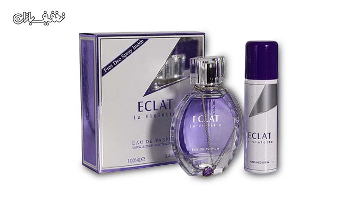 عطر زنانه Eclat La Violette اکلت لا ویولت همراه با اسپری برند Fragrance World