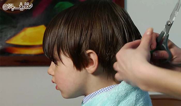 اصلاح سر کودک در آرایشگاه VIP کودک و نوجوان
