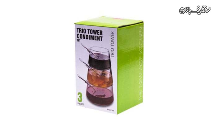 برج مربا Trio Tower Condiment