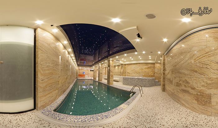 یک سانس سونا، جکوزی و استخر در استخر هتل جهان نما شیراز