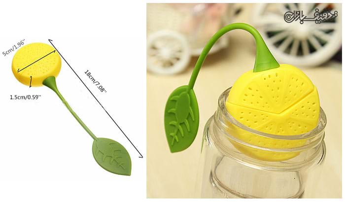 چای ساز سیلیکونی طرح توت فرنگی یا لیمو