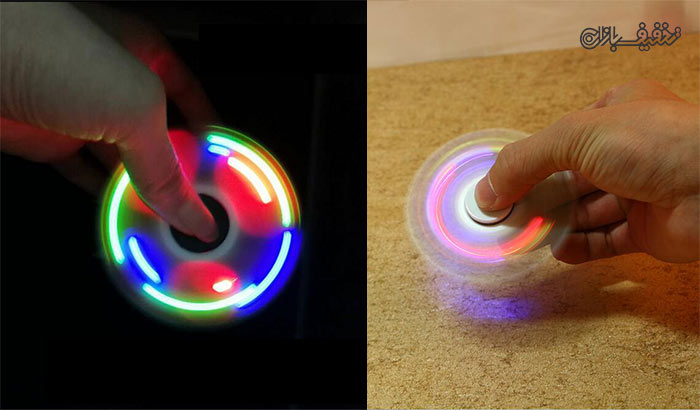 فیجت اسپینر چراغدار Fidget Spinner LED اصلی